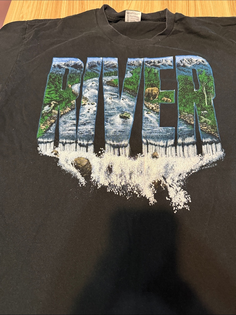 River Graphic Tee - Black